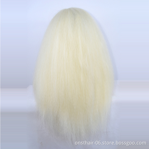 613 Synthetic Wigs  Hair  For Women Yaki Straight 24inch Long Afro Hair Wig Heat Resistant Fiber African Wig